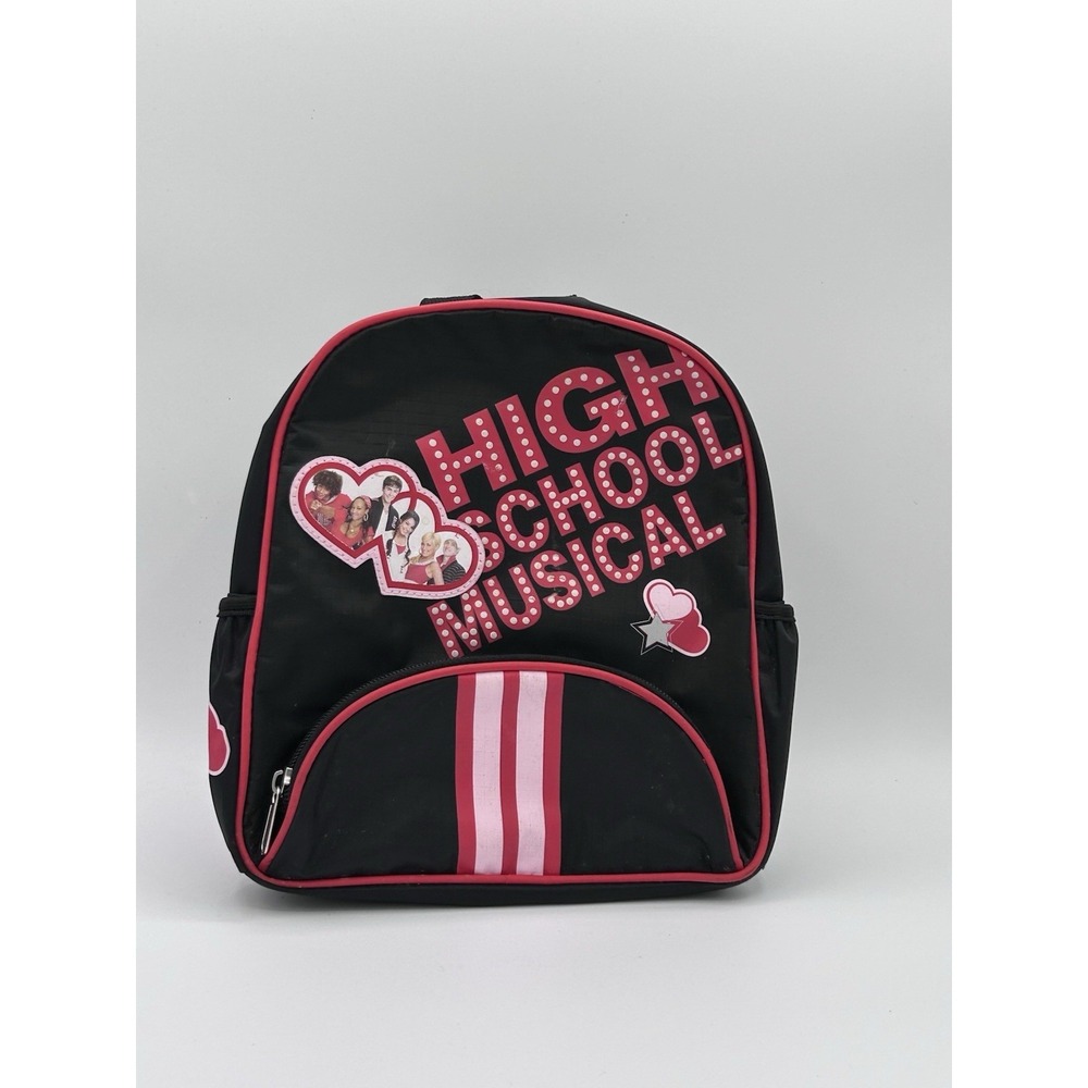 Disney High School Musical Mini Backpack Kids Pink Black HSM School Bag Y2K